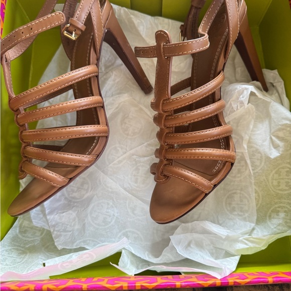 Tory Burch Charlene Sandal - Royal Tan - Picture 2 of 6